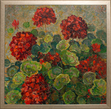 Load image into Gallery viewer, &quot;Geraniums&quot; by unkown artist
